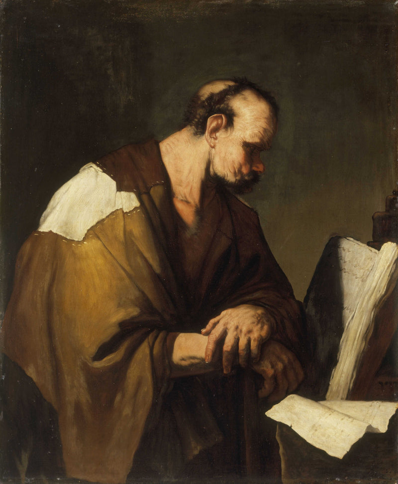 Filosofer Chilon - Luca Giordano