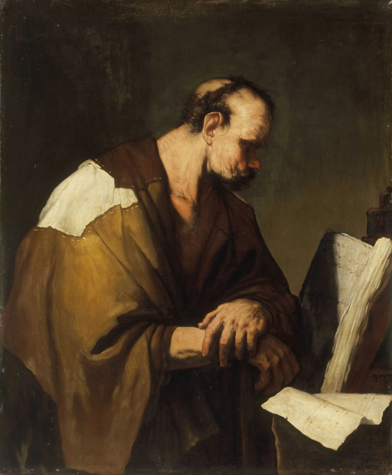 Filosofer Chilon - Luca Giordano