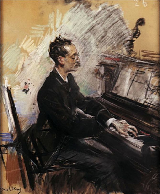 Pianisten A. Rey Colaço - Giovanni Boldini