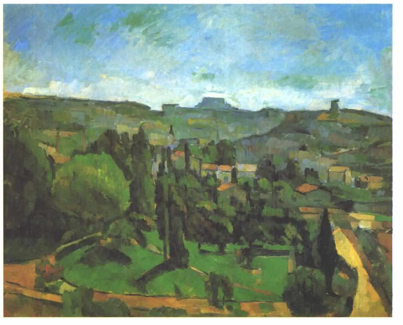 Kungens mortel, utsikt från Bellevue - Paul Cézanne