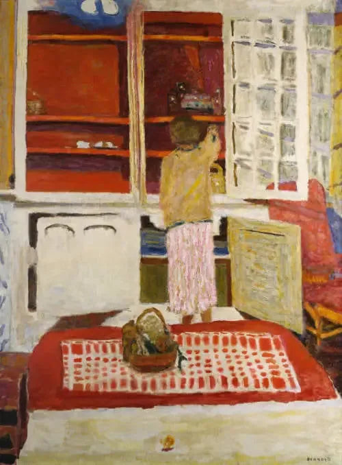Den vita garderoben - Pierre Bonnard