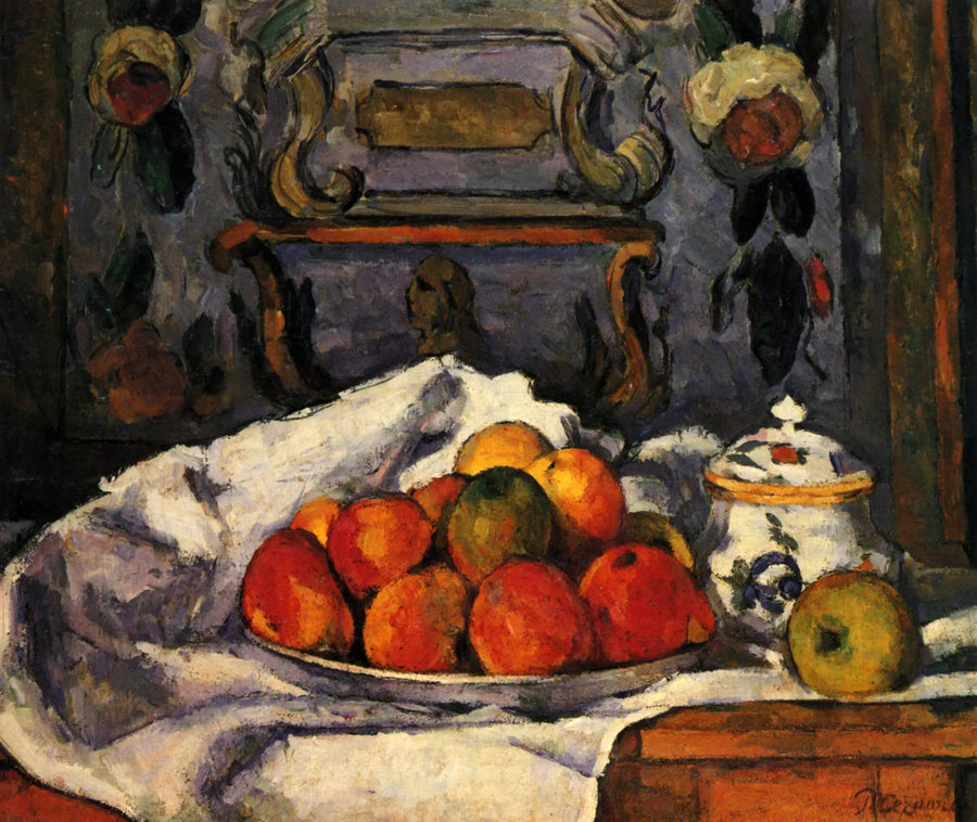 Äppeltallriken - Paul Cézanne