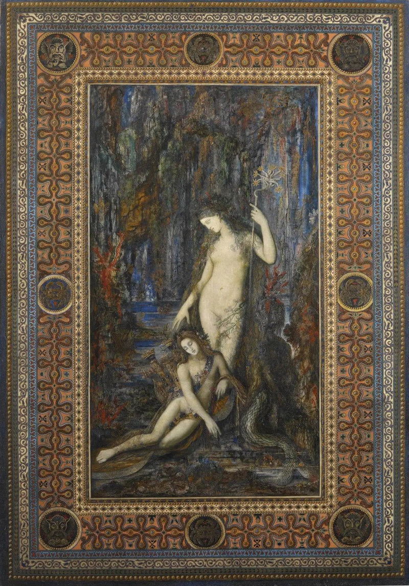 Poeten och sjöjungfrun - Gustave Moreau