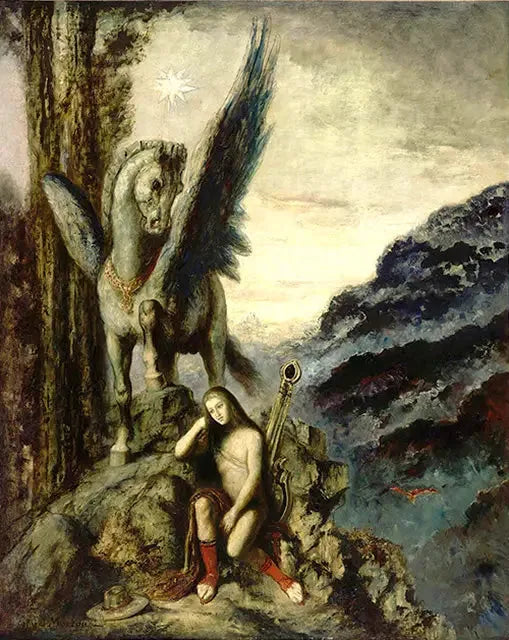 Den resande poeten - Gustave Moreau