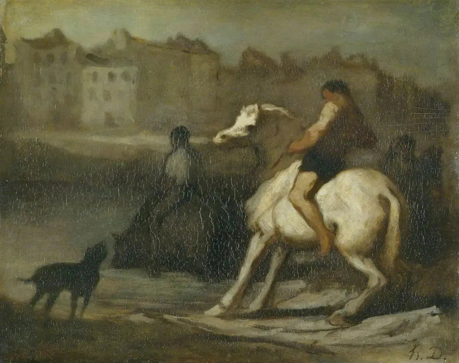 Vattenhålet - Honoré Daumier