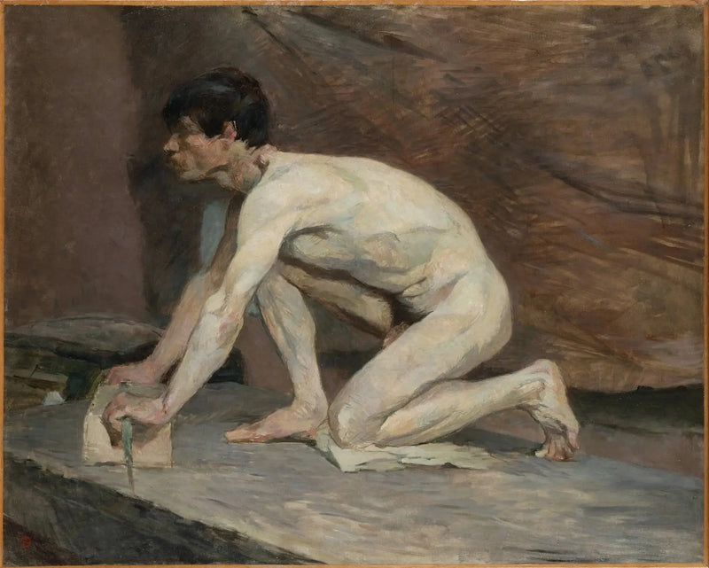 Marmorpoleraren - Henri de Toulouse-Lautrec