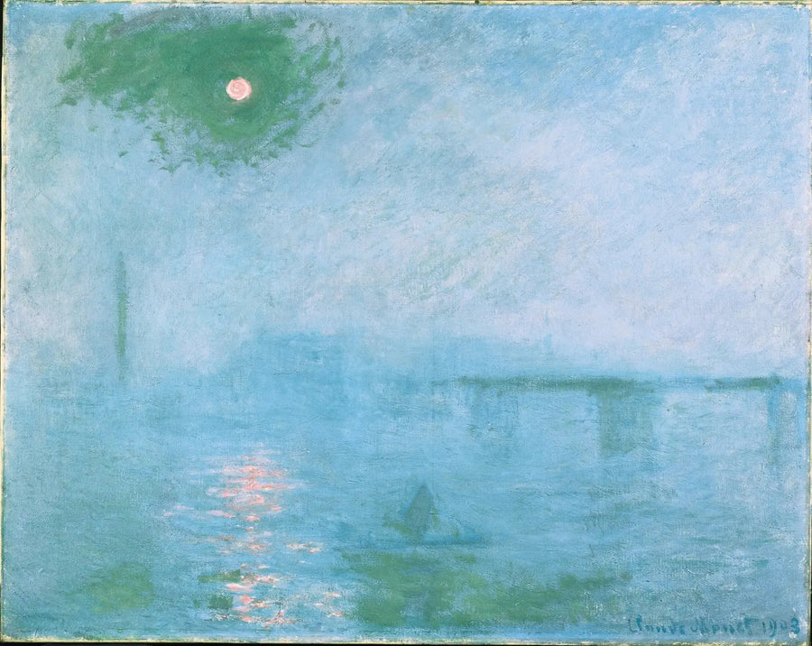 Charing Cross-bron: dimma över Themsen - Claude Monet