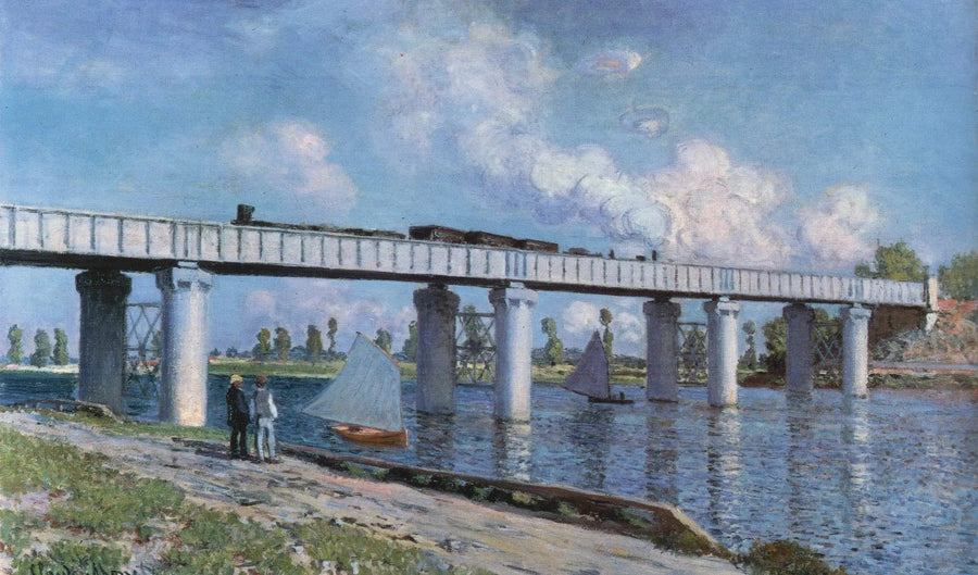 Järnvägsbron i Argenteuil - Claude Monet