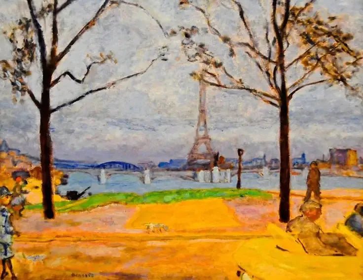 Grenellebron och Eiffeltornet - Pierre Bonnard