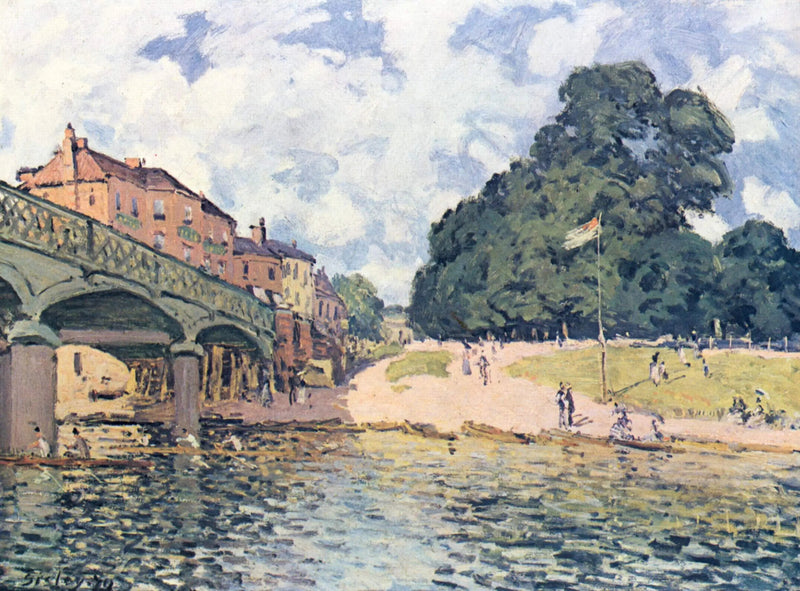 Hampton Court-bron - Alfred Sisley