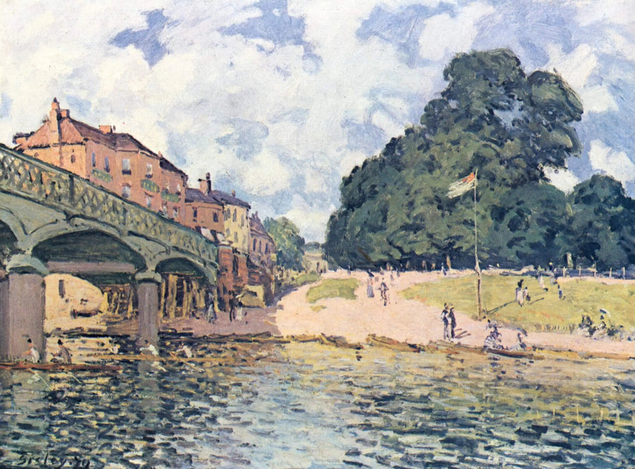 Hampton Court-bron - Alfred Sisley