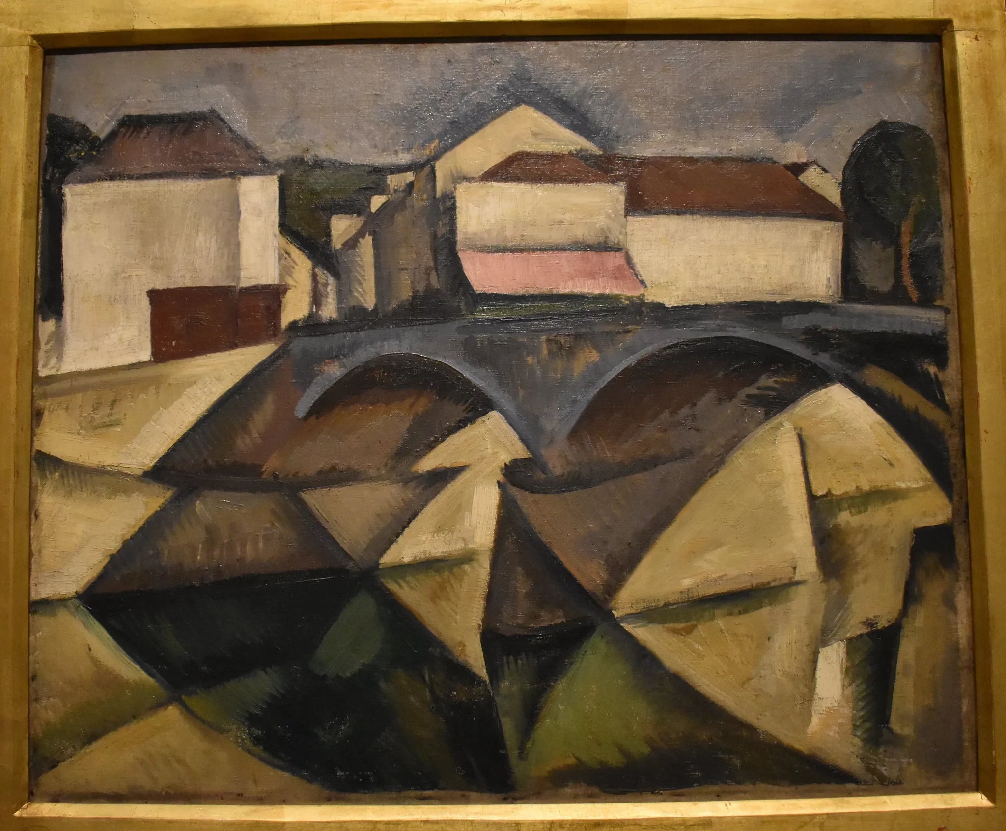 Le Pont de Meulan - Roger de La Fresnaye image 1 copie peinte à la main à l’huile