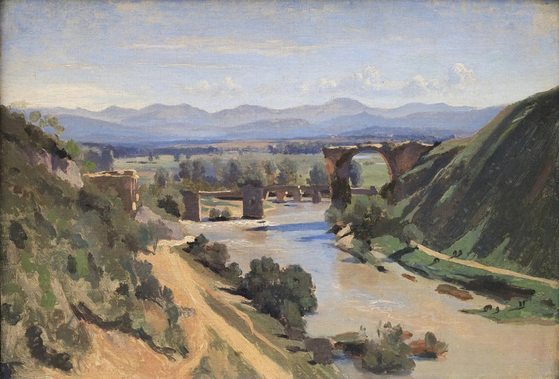Narni-bron - Jean-Baptiste Camille Corot