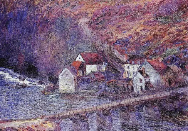 Bron vid Vervy - Claude Monet