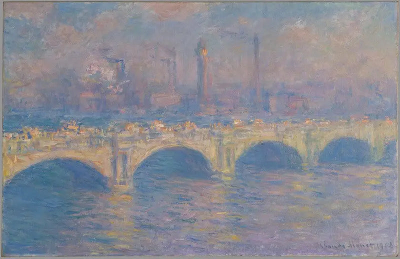 Waterloo-bron, London - Claude Monet