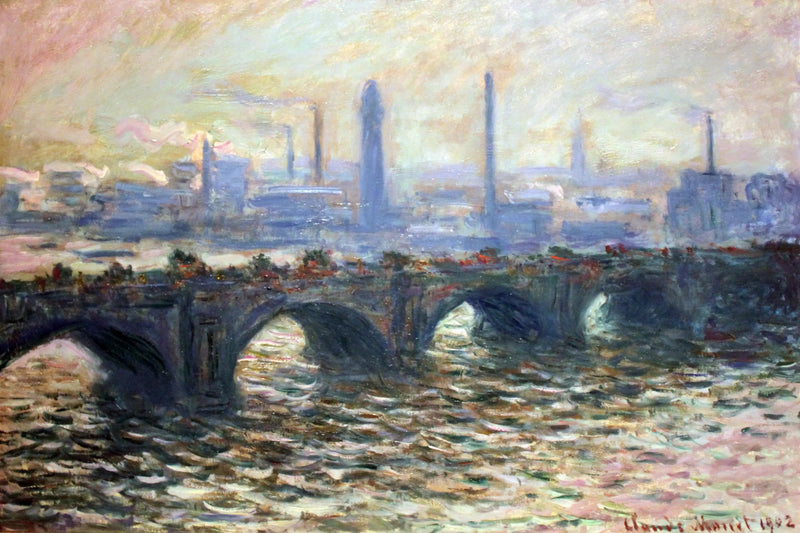 Waterlooplatsen, dimmig morgon - Claude Monet