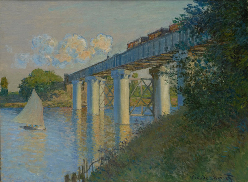 Järnvägsbron i Argenteuil - Claude Monet