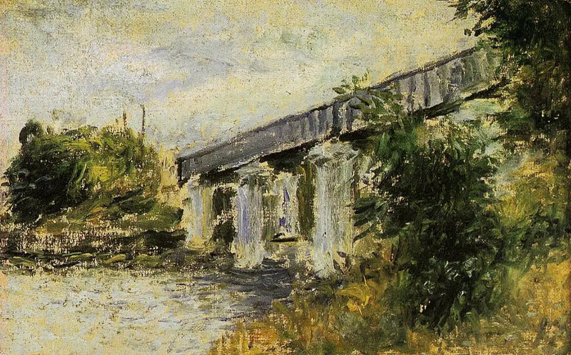 Järnvägsbron i Argenteuil - Claude Monet