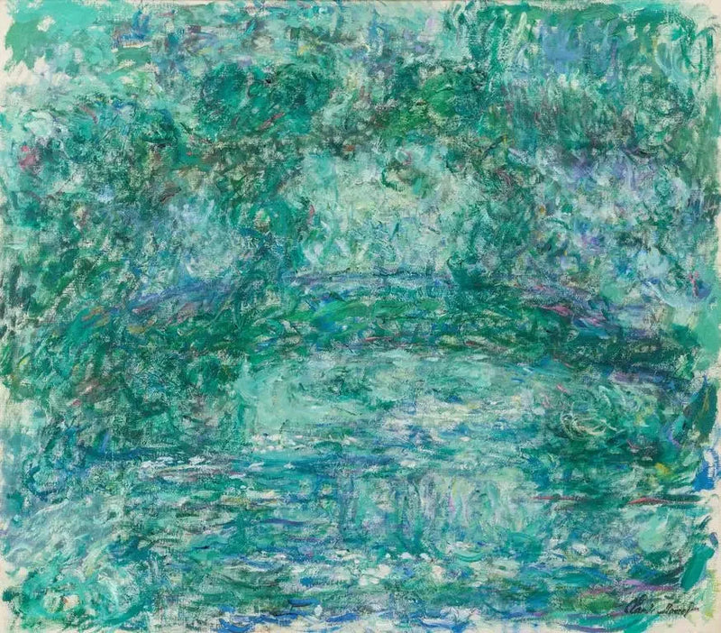 Den japanska bron (pont japonais) - Claude Monet