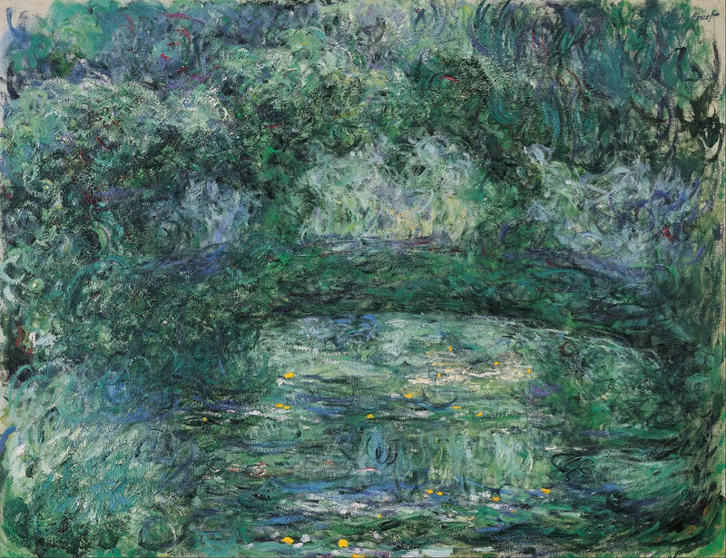 Den japanska bron - Claude Monet