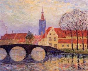 Pont Leguenay i Brugge - Maxime Maufra