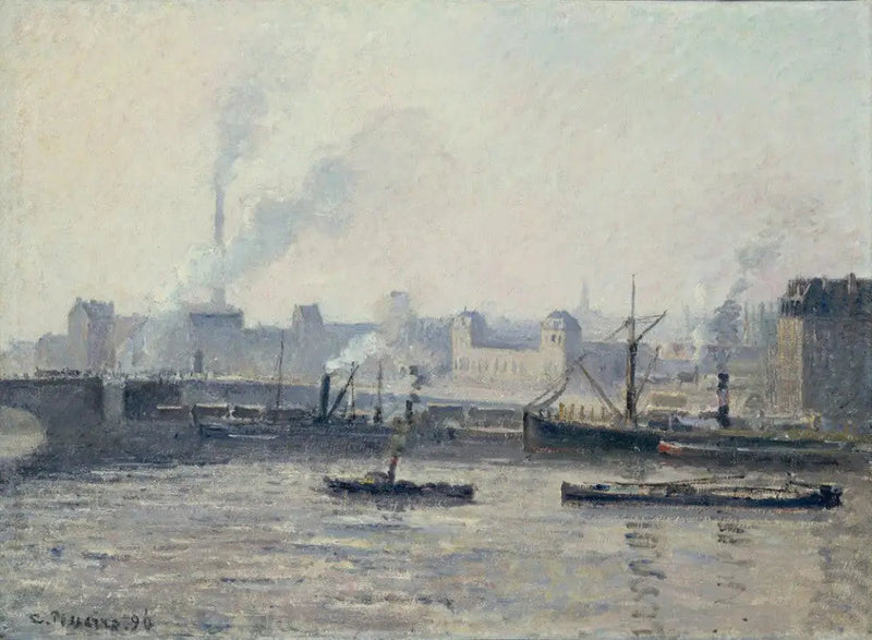 Saint-Sever-bron, Rouen: Dimma - Camille Pissarro