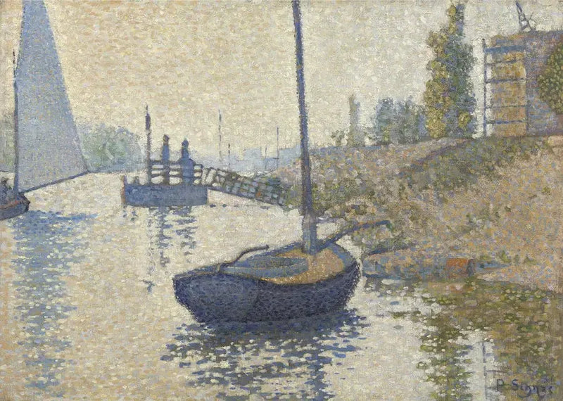 Färjan av Lycka i Asnières - Paul Signac