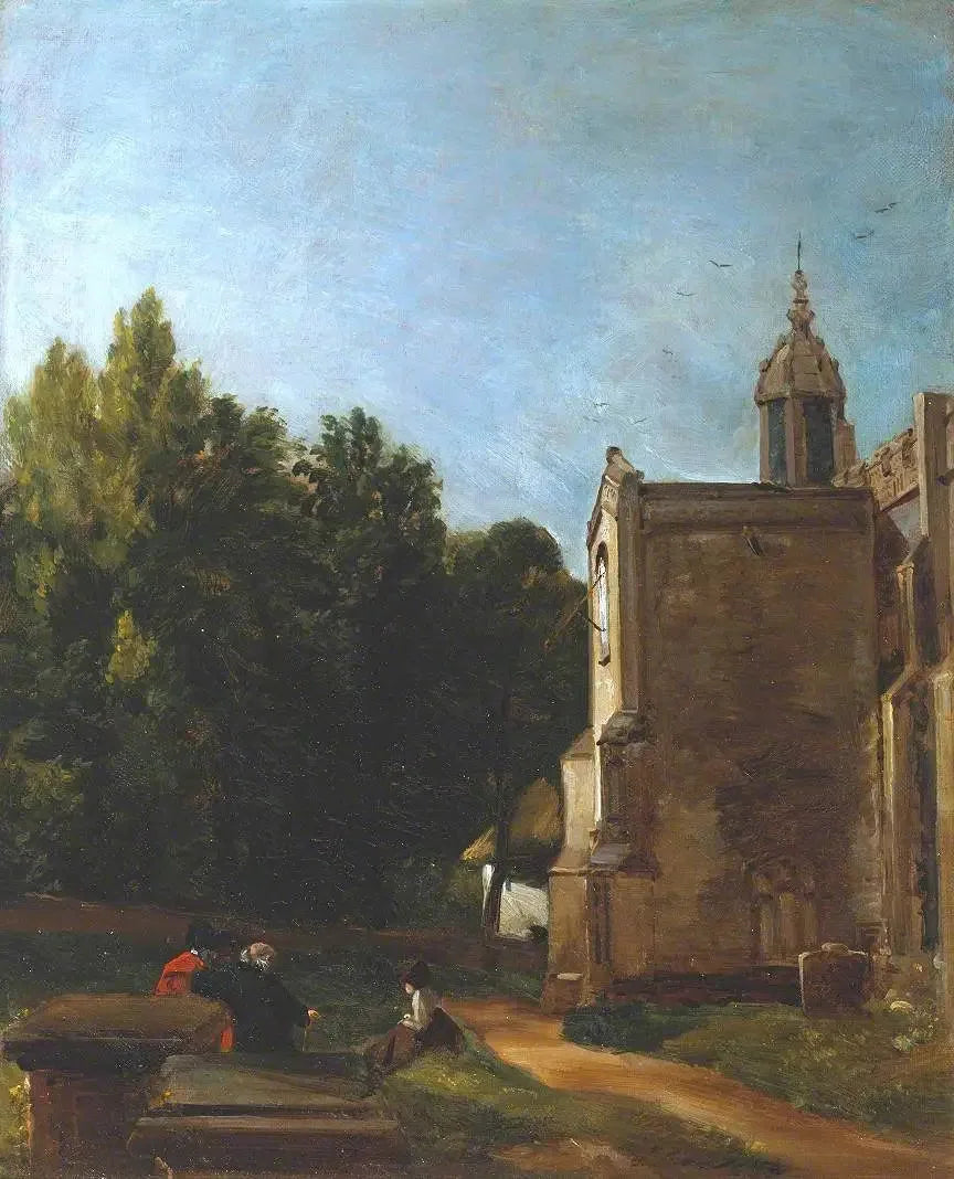 Kyrkporten, East Bergholt - John Constable