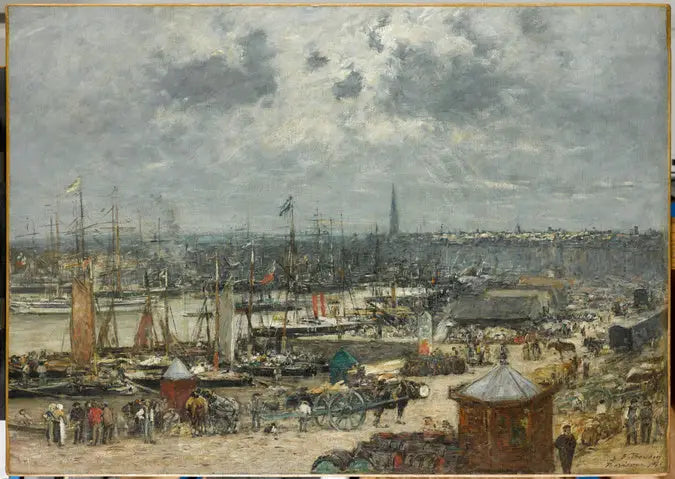 Bordeauxhamnen - Eugène Boudin