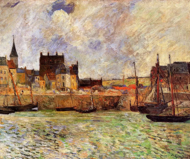 Dieppehamnen - Paul Gauguin