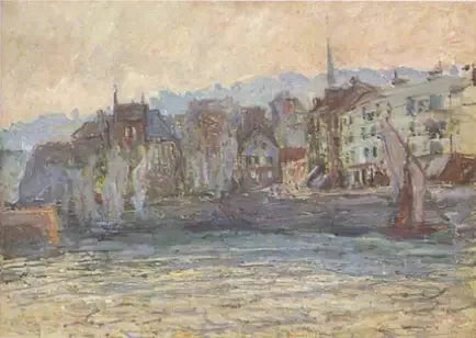 Hamnen i Honfleur - Claude Monet
