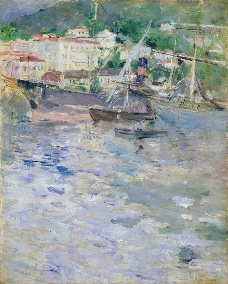 Nices hamn - Berthe Morisot