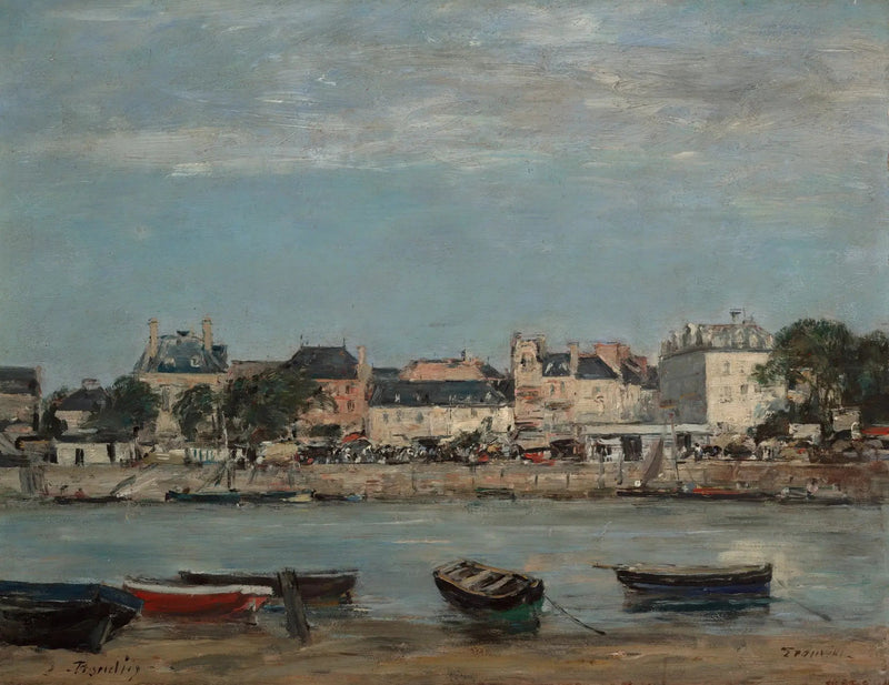 Trouvilles hamn - Eugène Boudin