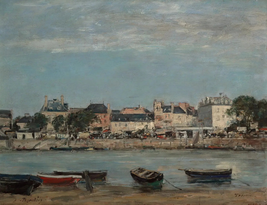 Trouvilles hamn - Eugène Boudin