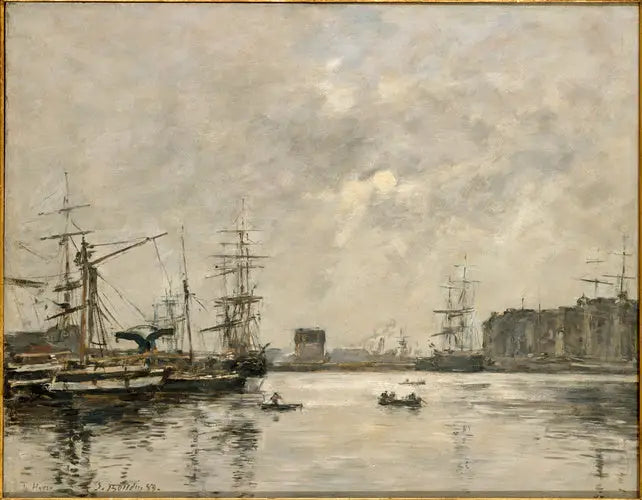 Hamnen i Le Havre, Bassin de la Barre - Eugène Boudin