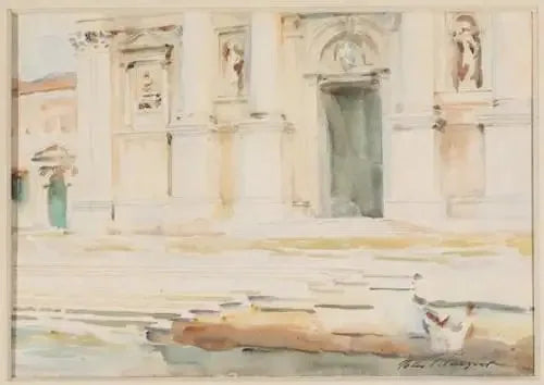 Portalen till S. Giorgio Maggiore, Venedig - John Singer Sargent