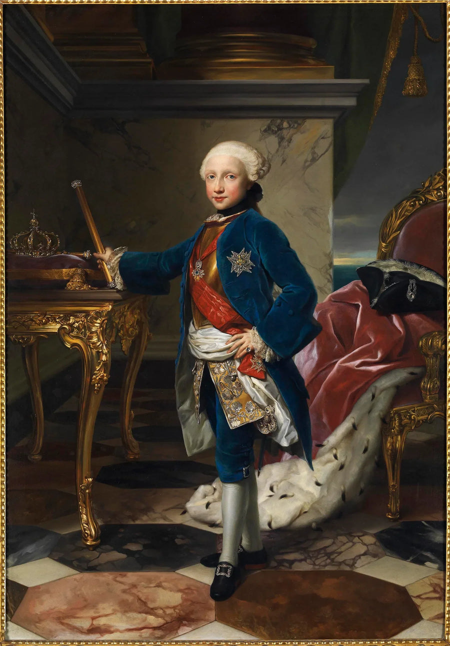 Ferdinand IV-porträttet - Anton Raphael Mengs