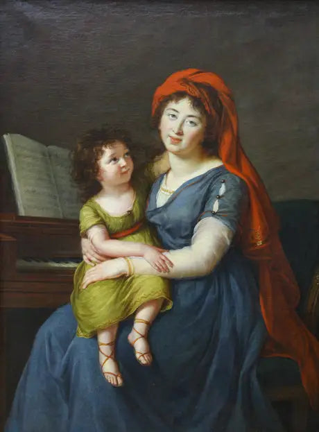 Porträttet av prinsessan Ekaterina Nikolaevna Menchikova - Élisabeth Vigée Le Brun