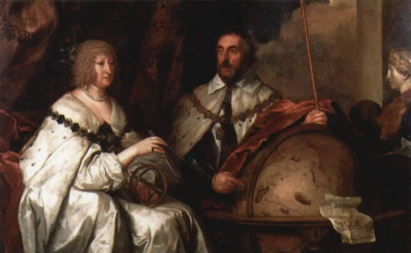Den malagassiska porträttet av Thomas Howard och hans fru Aletheia Talbot - Antoine van Dyck