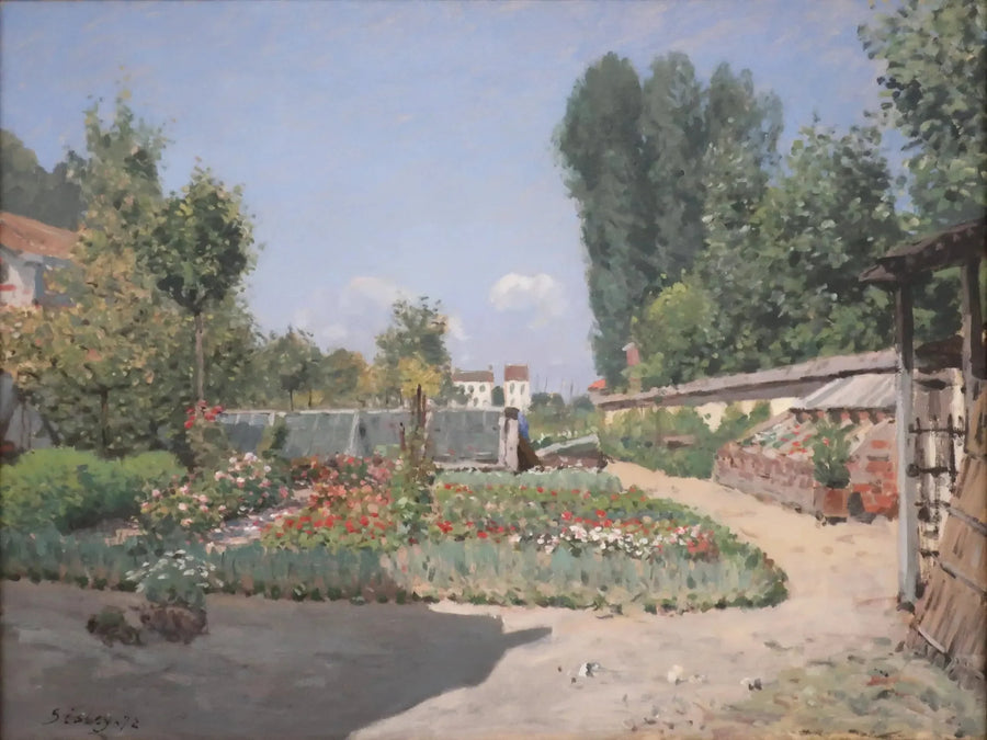 Köksträdgården (Köksträdgården) - Alfred Sisley