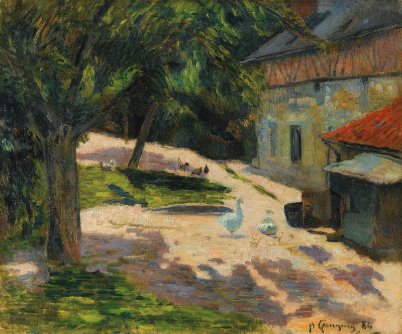 Hönsgården - Paul Gauguin