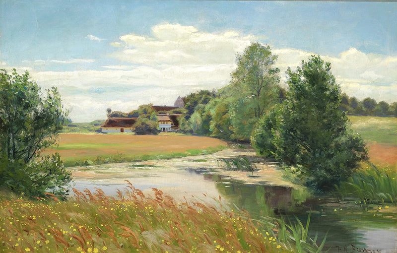 Dalums prästgård på Fyn - H. A. Brendekilde