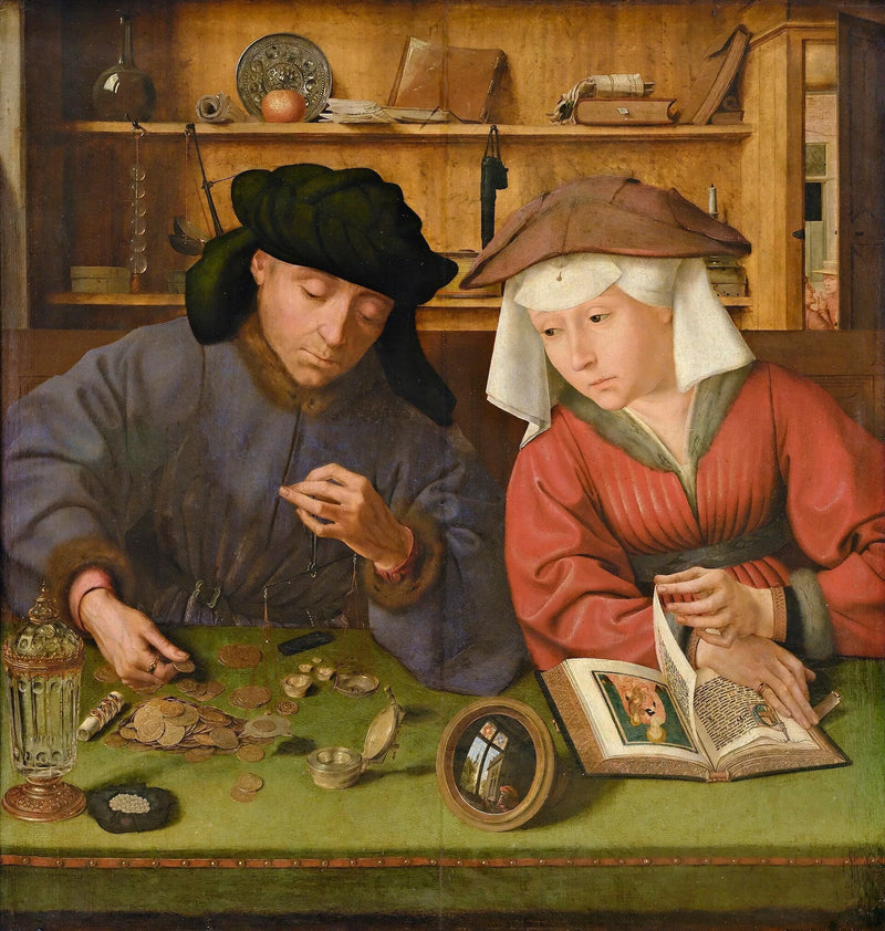 Låntagaren och hans fru - Quentin Metsys