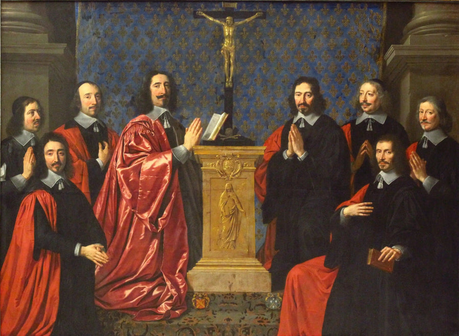 Handlarnas förman och borgmästarna i staden Paris - Philippe de Champaigne