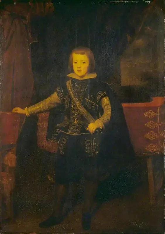 Prins Baltasar Carlos i svart och silver - Diego Velázquez