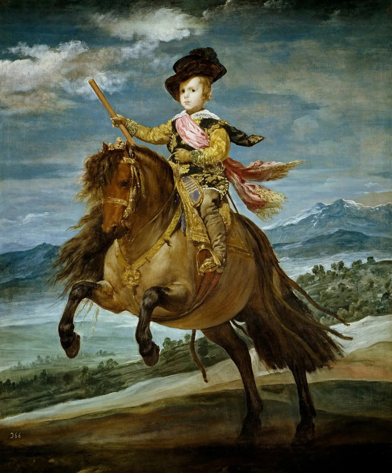Prins Balthazar Carlos på häst - Diego Velázquez