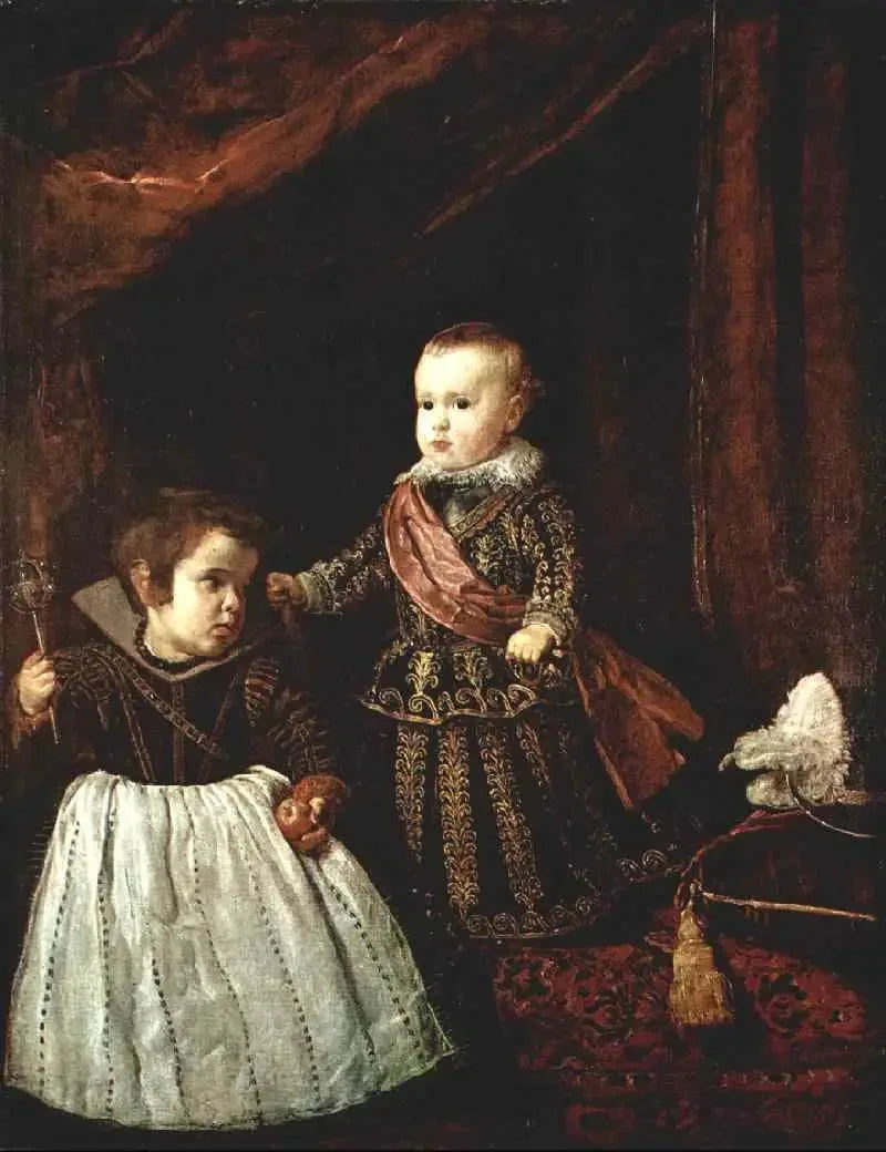 Prins Balthazar Carlos med en pojke - Diego Velázquez