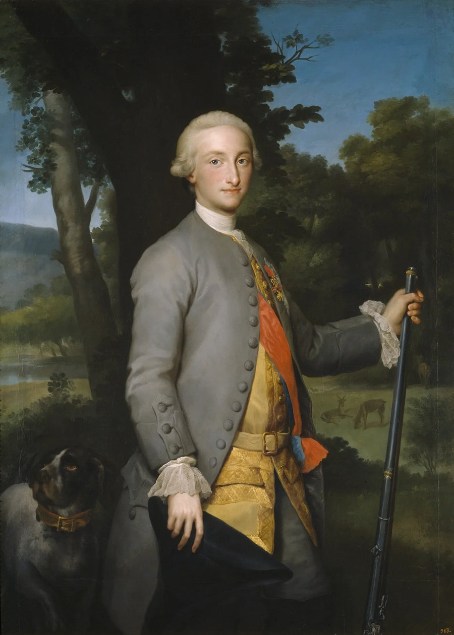 "Prinsen av Asturien, framtida Karl IV av Spanien" - Anton Raphael Mengs