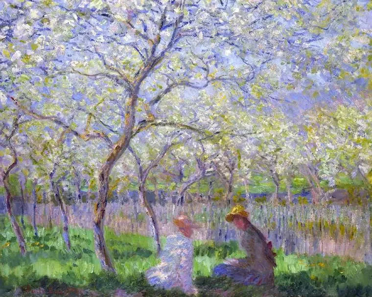 Våren - Claude Monet