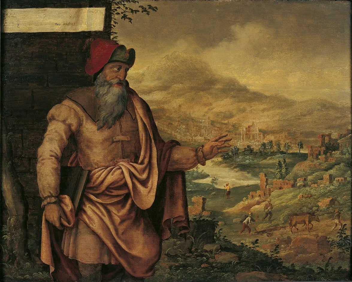 Le prophète Isaïe prédit le retour des Juifs - Maarten van Heemskerck image 1 copie peinte à la main à l’huile